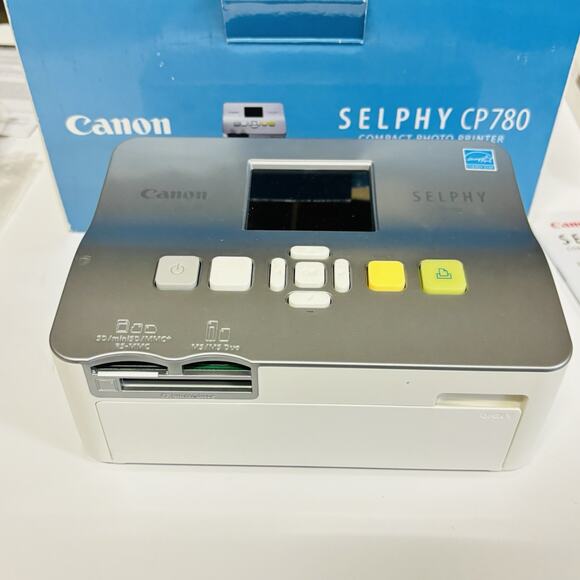 Open Box Canon Selphy CP780 Compact Color Photo Printer Used Working - Picture 10 of 16